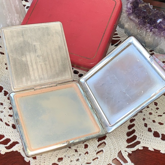 Vintage Elgin American Sterling Powder Compact - Picture 8 of 9